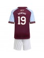 Aston Villa Jadon Sancho #19 Kotipaita Lasten 2025-26 Lyhythihainen (+ shortsit)
